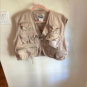 Tan Utility Vest, Utility nature core, cabin core